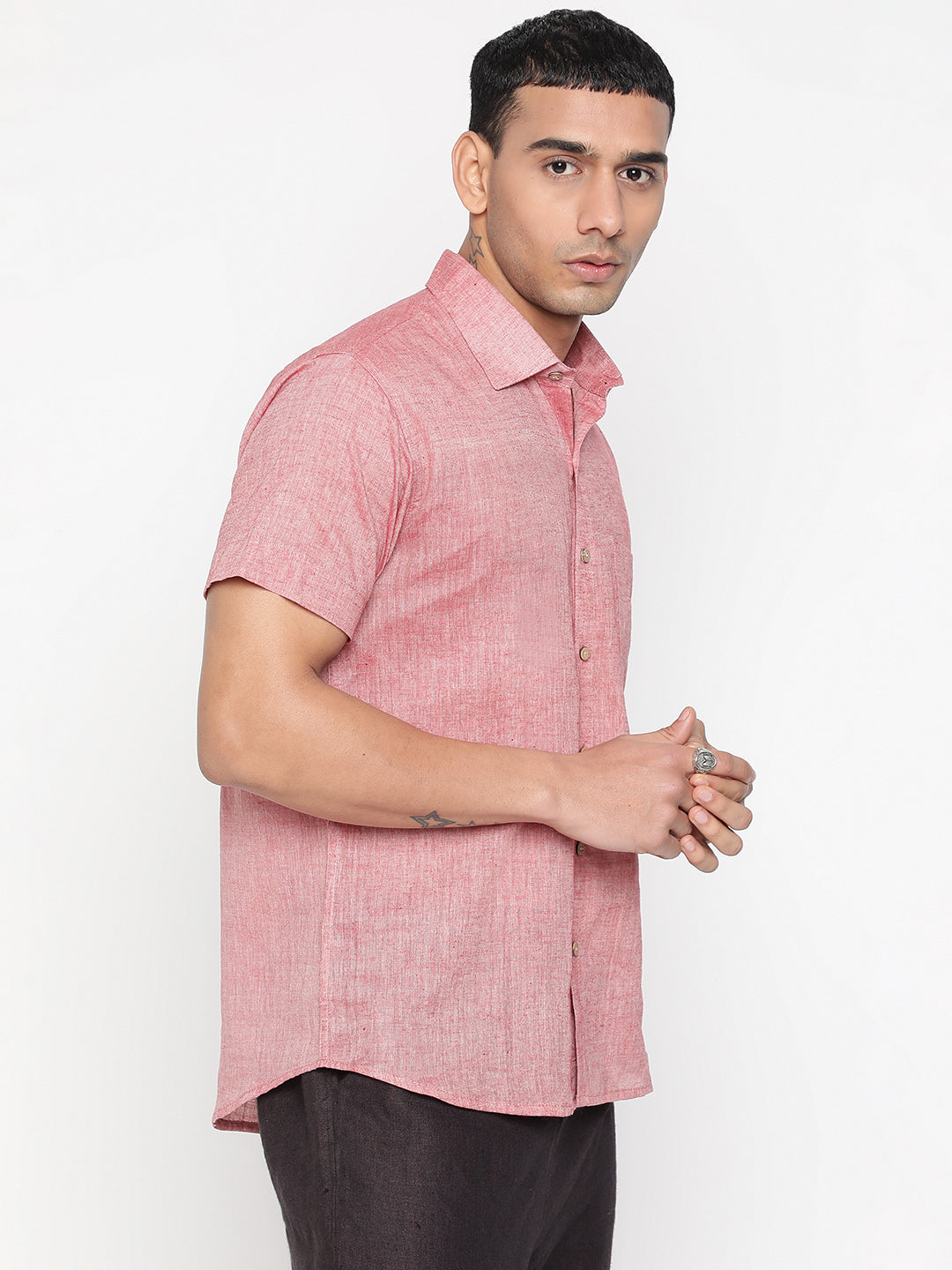 Pure Khadi Men Regular Fit Shirt