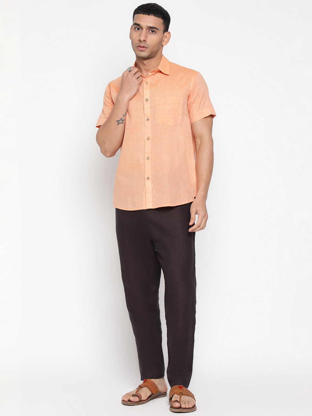 Pure Khadi Men Regular Fit Shirt