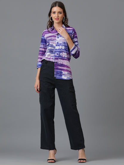 Sustainable Hand Tie Dye Women Rayon Shirt