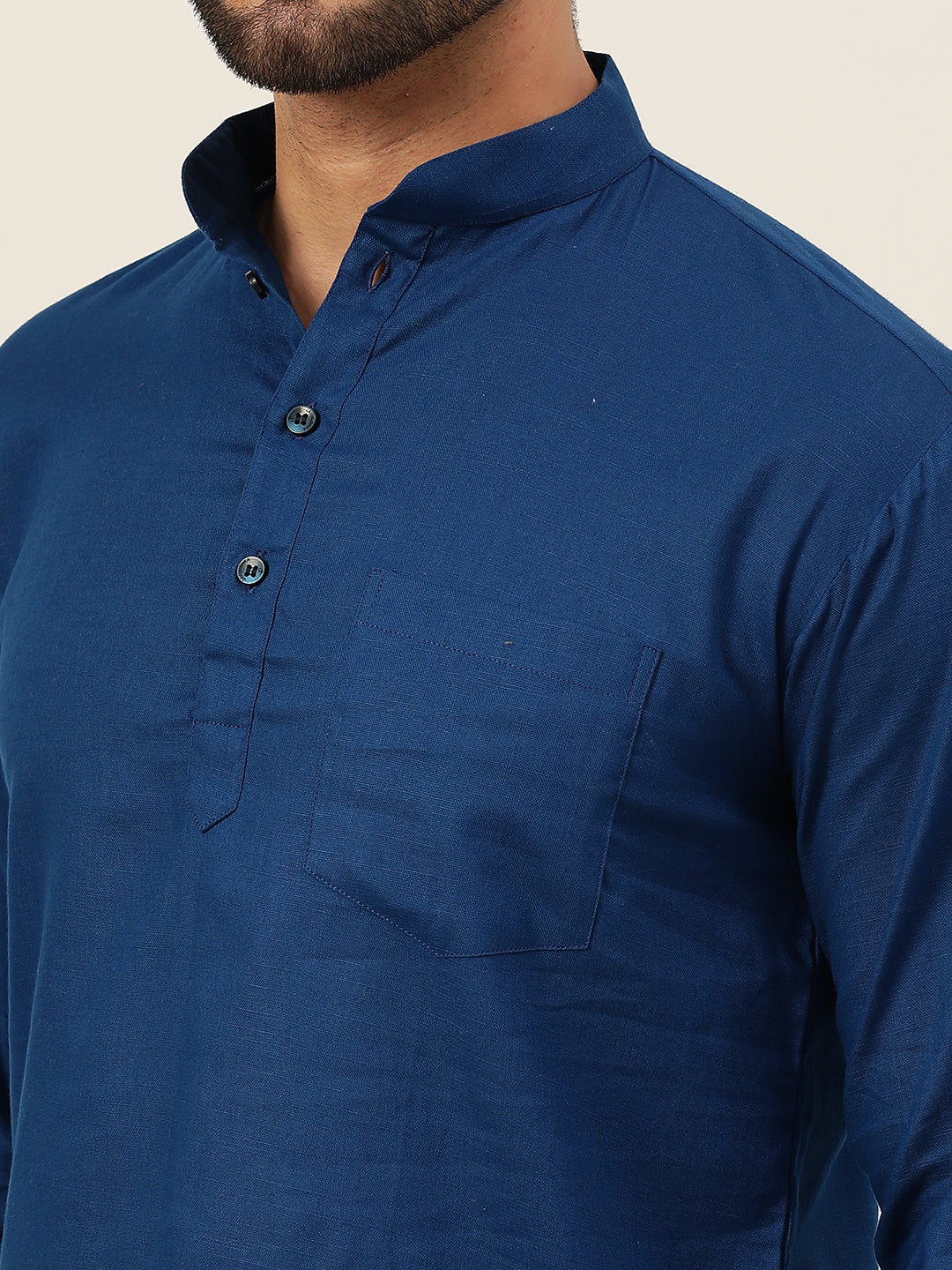 Sustainable Linen Short Kurta