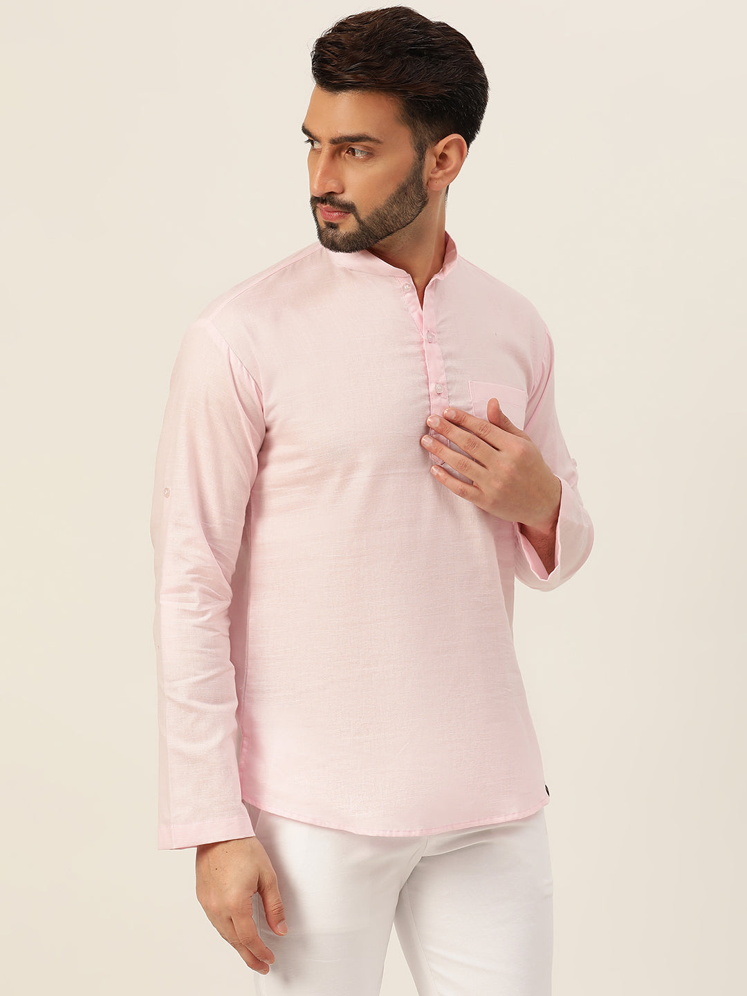 Sustainable Linen Short Kurta