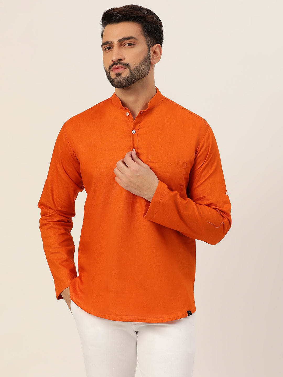 Sustainable Linen Short Kurta