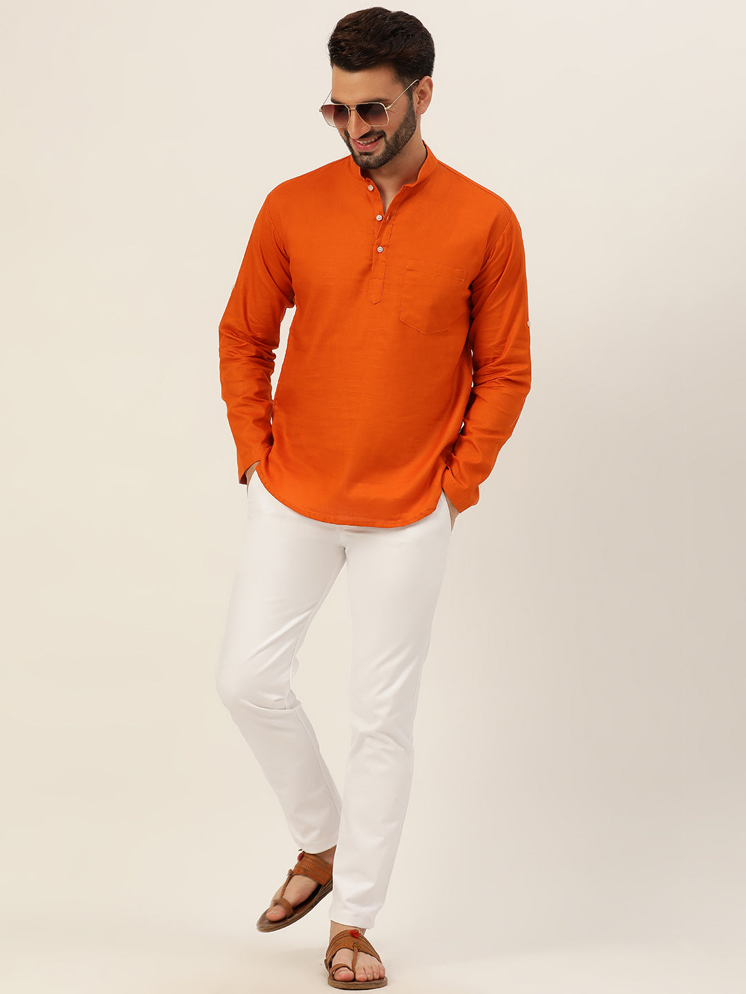 Sustainable Linen Short Kurta