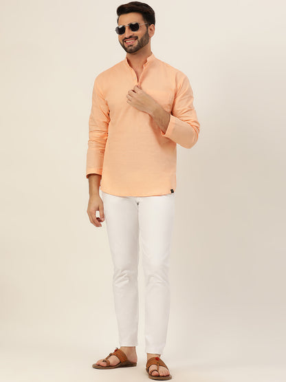 Sustainable Linen Short Kurta