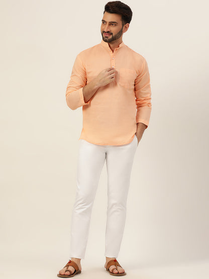 Sustainable Linen Short Kurta