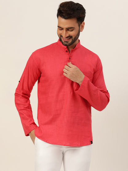 Sustainable Linen Short Kurta