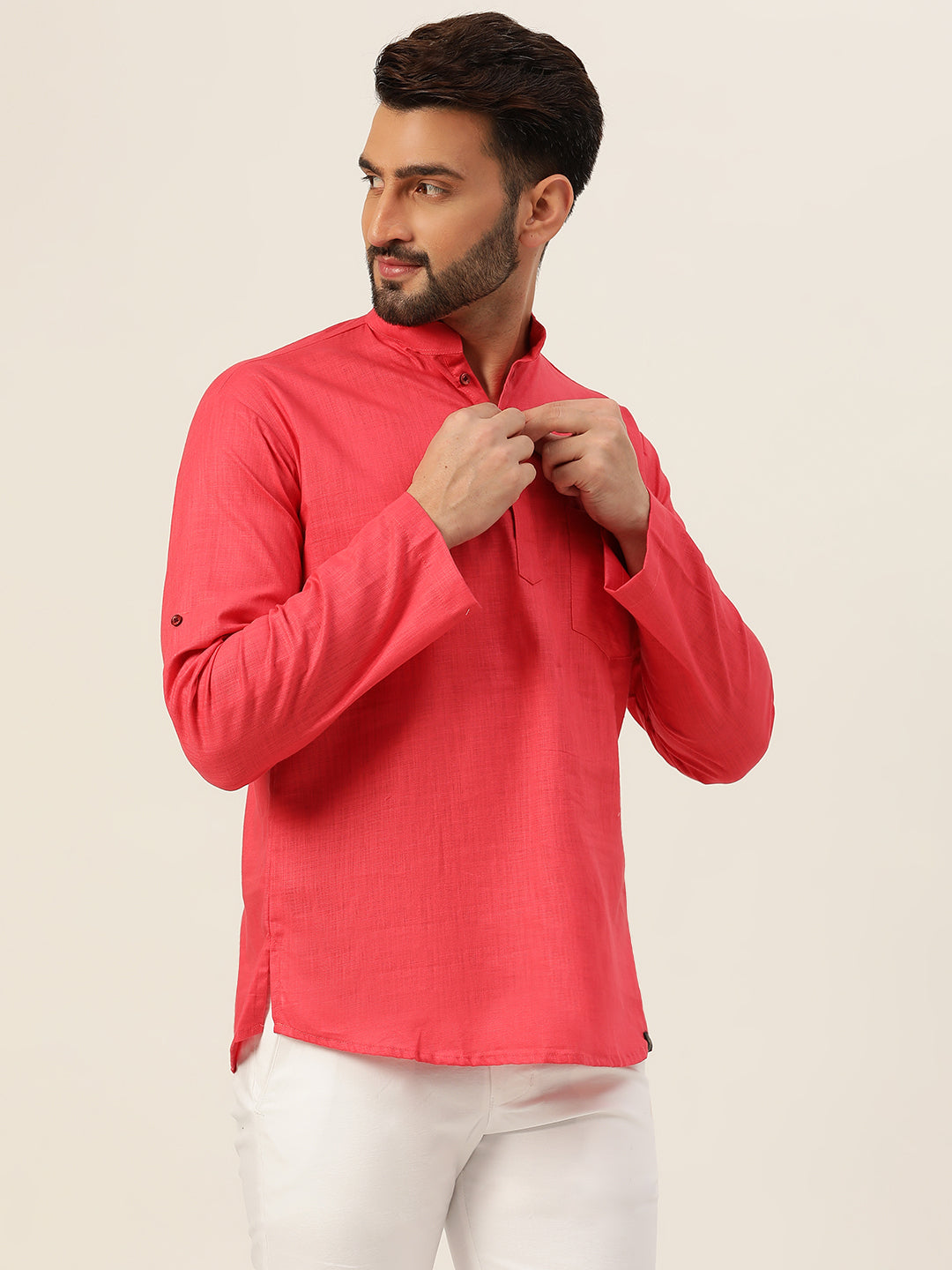 Sustainable Linen Short Kurta