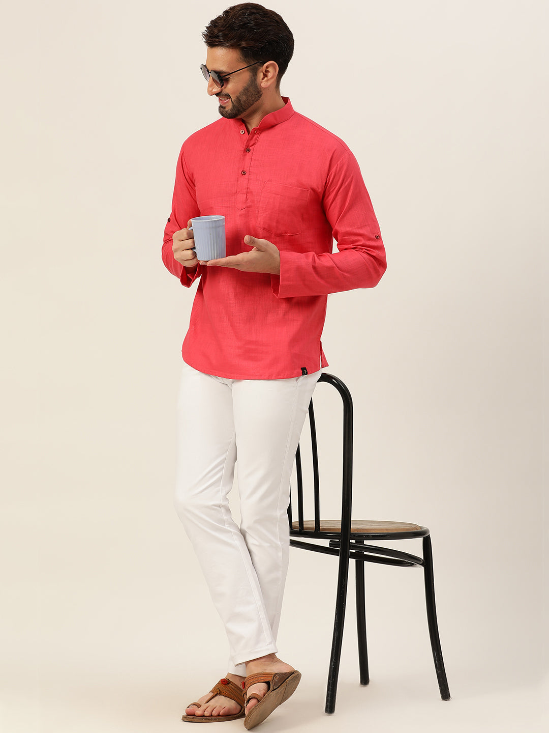 Sustainable Linen Short Kurta