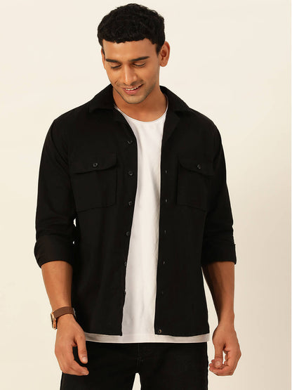 Premium Cargo Regular Fit Unisex Cotton Overshirt