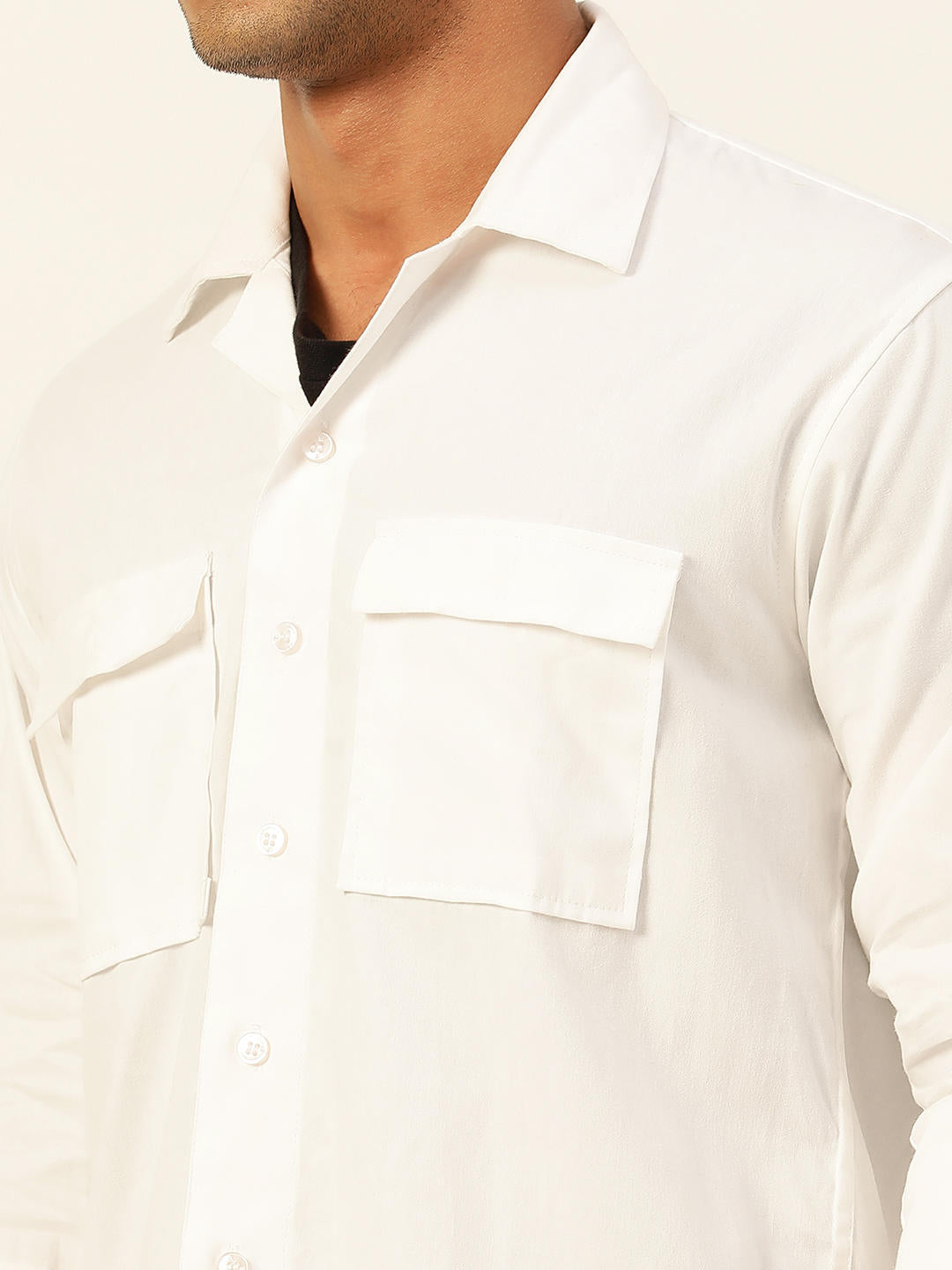 Premium Cargo Regular Fit Unisex Cotton Overshirt