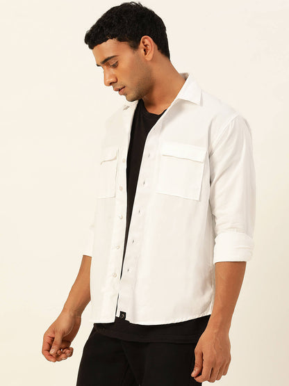 Premium Cargo Regular Fit Unisex Cotton Overshirt