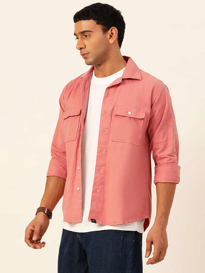 Premium Cargo Regular Fit Unisex Cotton Overshirt