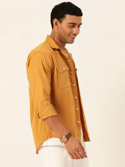 Premium Cargo Regular Fit Unisex Cotton Overshirt