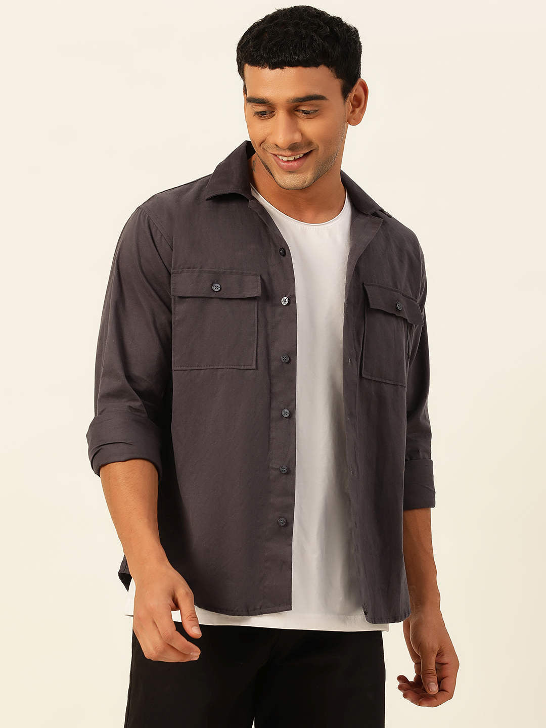 Premium Cargo Regular Fit Unisex Cotton Overshirt