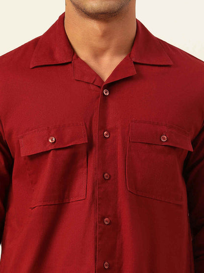 Premium Cargo Regular Fit Unisex Cotton Overshirt