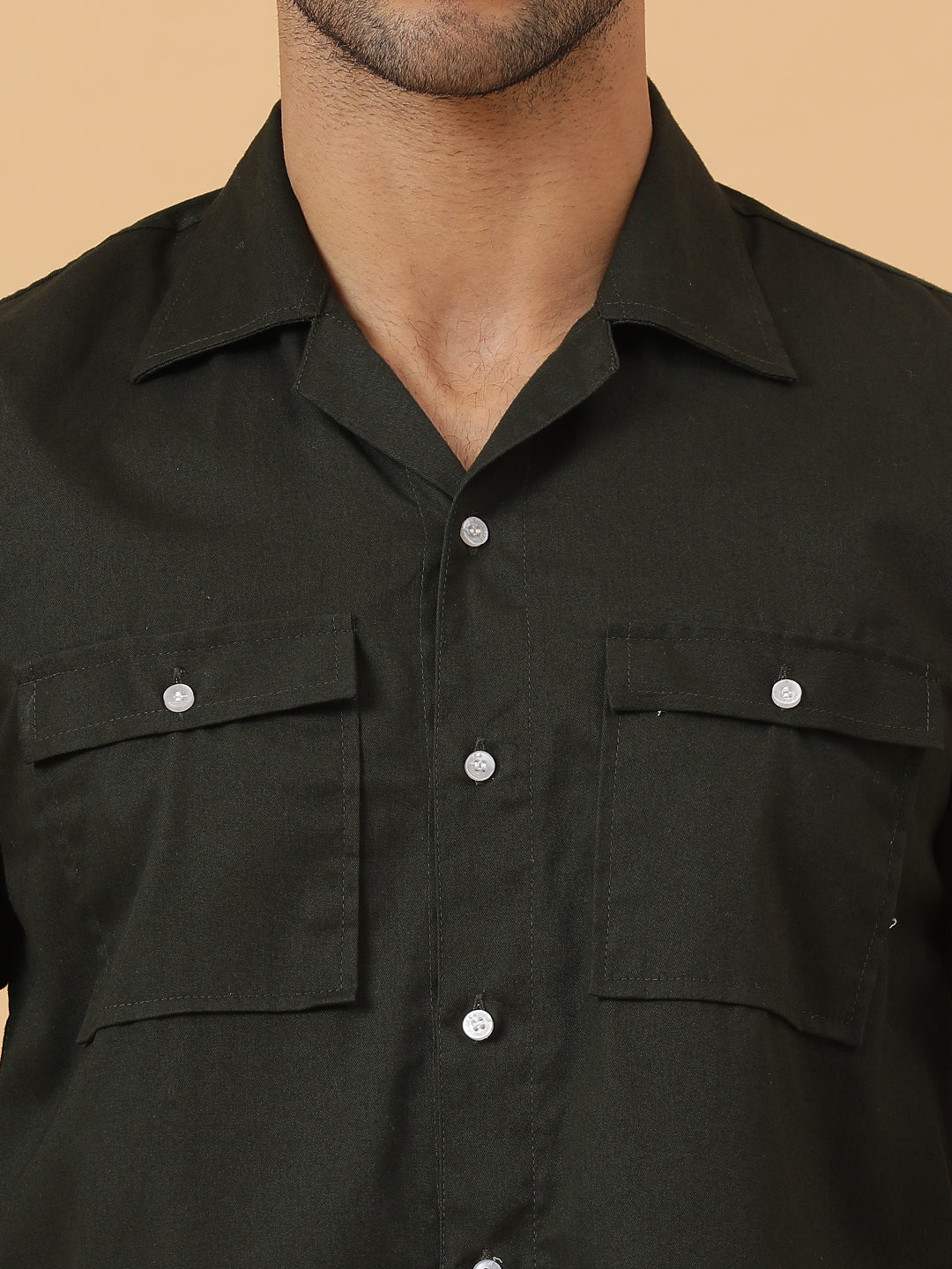 Premium Cargo Regular Fit Unisex Cotton Overshirt