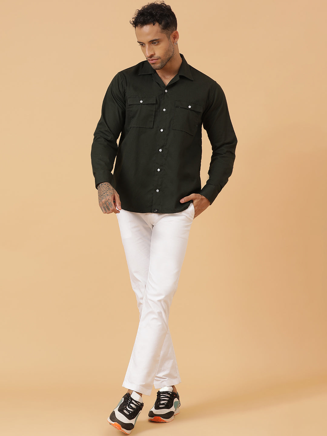 Premium Cargo Regular Fit Unisex Cotton Overshirt
