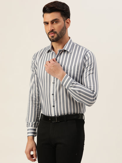 Striped Men Formal Shirt