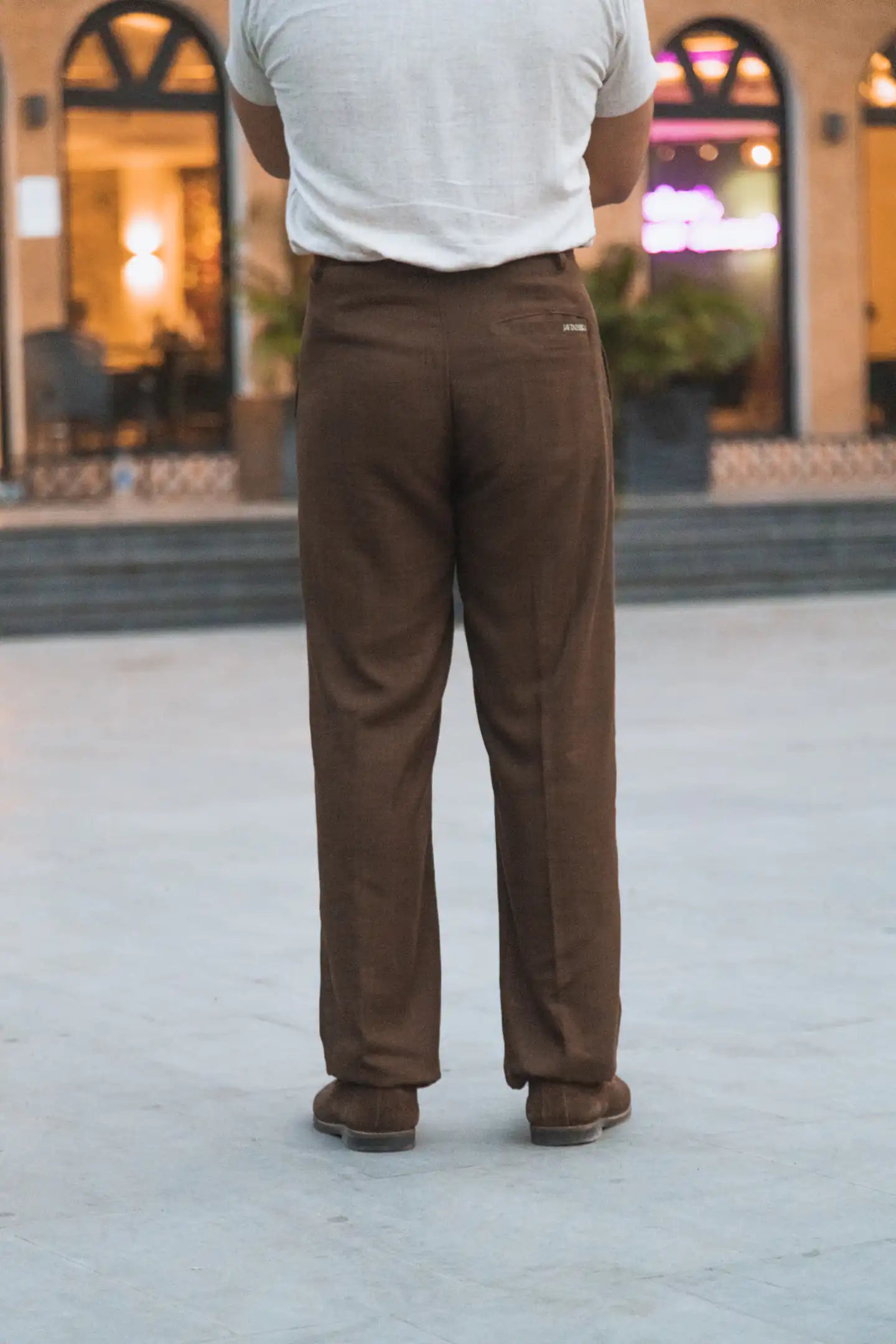 Linen High-Waist Korean Fit Pants