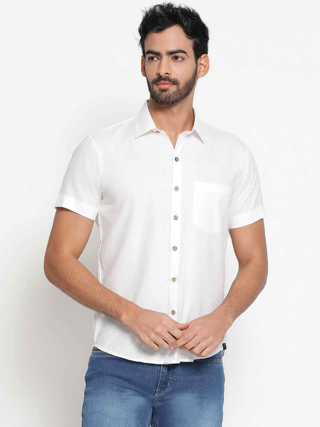 Pure Khadi Men Regular Fit Shirt