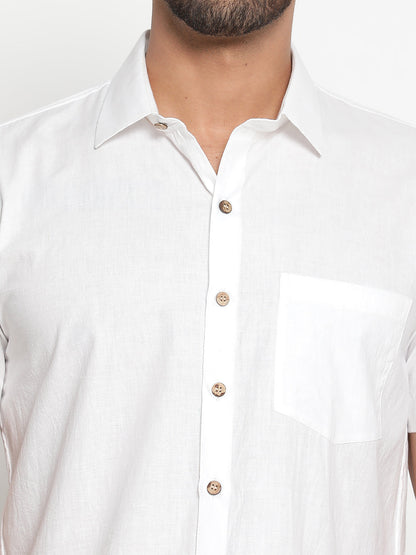 Pure Khadi Men Regular Fit Shirt