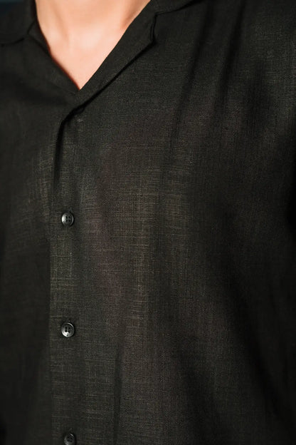 Solid Linen Resort Shirt