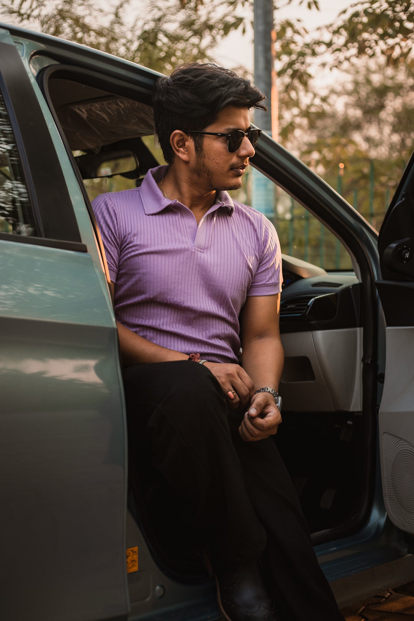 Luxury Knitted Polo T-shirt