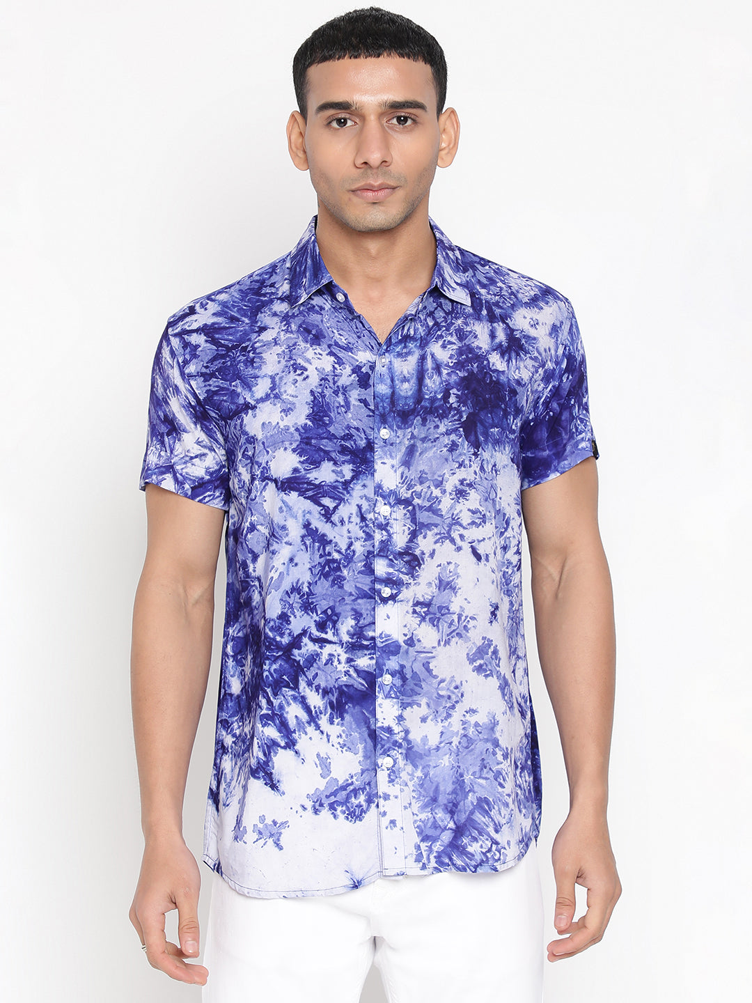 Sustainable Modal Tie Dye Slim Fit Unisex Shirt