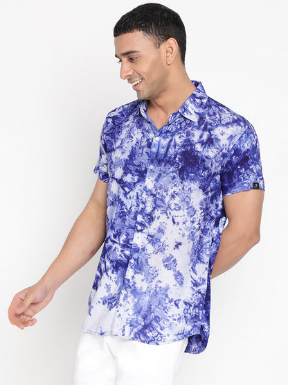 Sustainable Modal Tie Dye Slim Fit Unisex Shirt