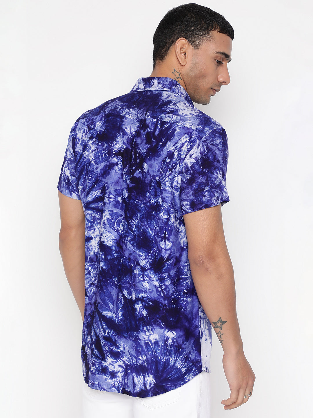 Sustainable Modal Tie Dye Slim Fit Unisex Shirt