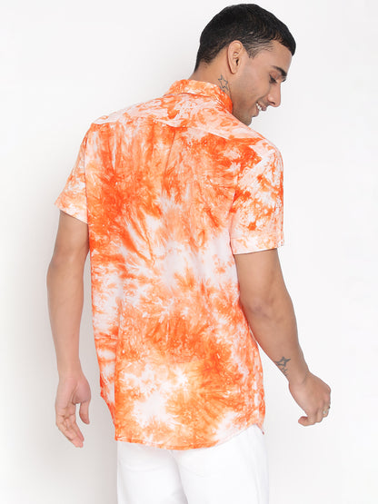 Sustainable Modal Tie Dye Slim Fit Unisex Shirt