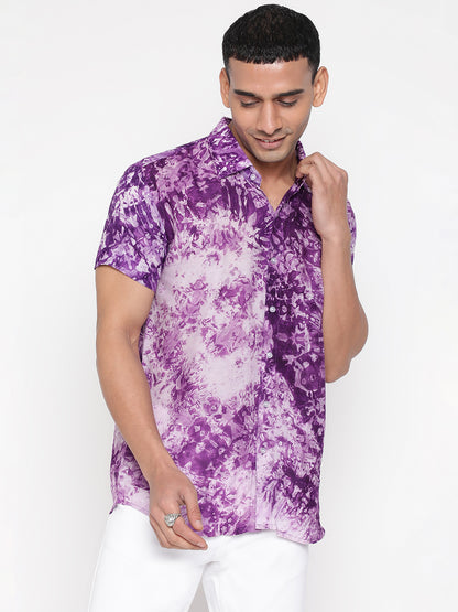 Sustainable Modal Tie Dye Slim Fit Unisex Shirt