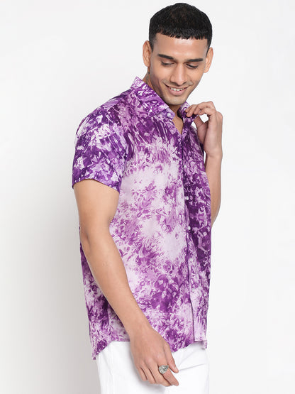 Sustainable Modal Tie Dye Slim Fit Unisex Shirt