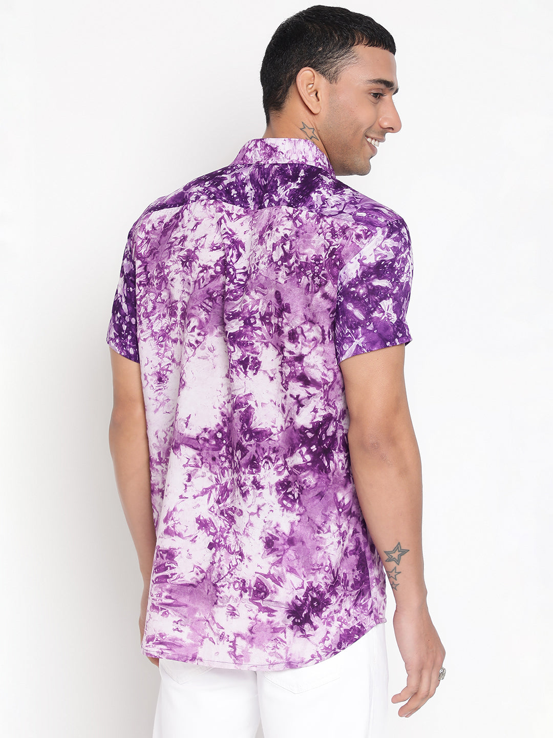 Sustainable Modal Tie Dye Slim Fit Unisex Shirt