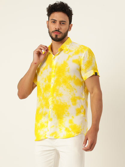 Sustainable Modal Tie Dye Slim Fit Unisex Shirt