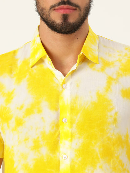 Sustainable Modal Tie Dye Slim Fit Unisex Shirt