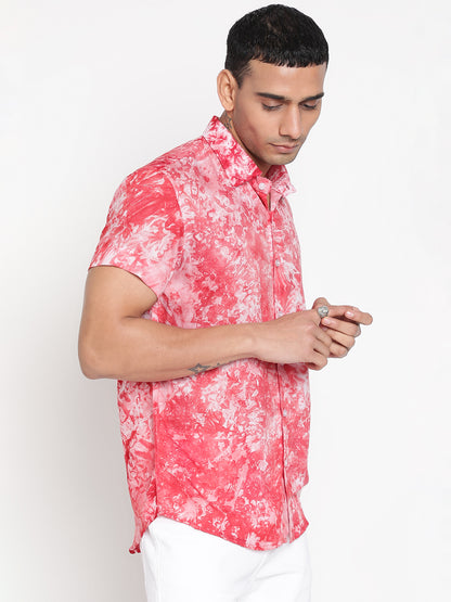 Sustainable Modal Tie Dye Slim Fit Unisex Shirt