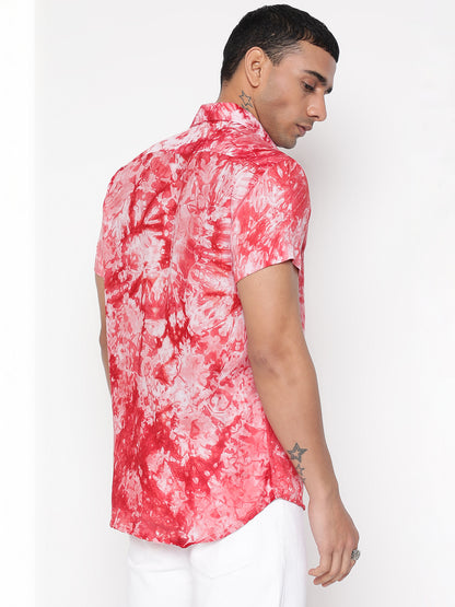 Sustainable Modal Tie Dye Slim Fit Unisex Shirt