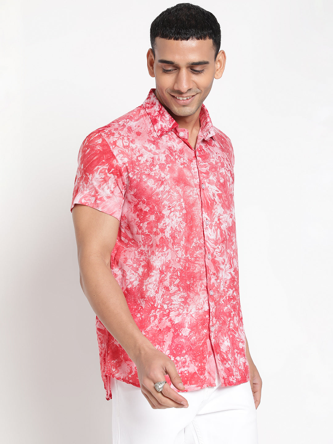 Sustainable Modal Tie Dye Slim Fit Unisex Shirt