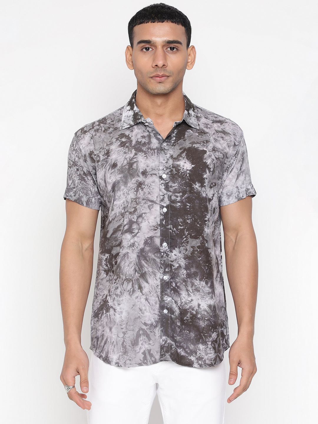 Sustainable Modal Tie Dye Slim Fit Unisex Shirt