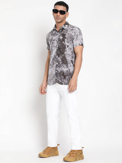 Sustainable Modal Tie Dye Slim Fit Unisex Shirt