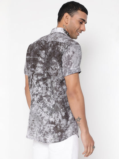 Sustainable Modal Tie Dye Slim Fit Unisex Shirt