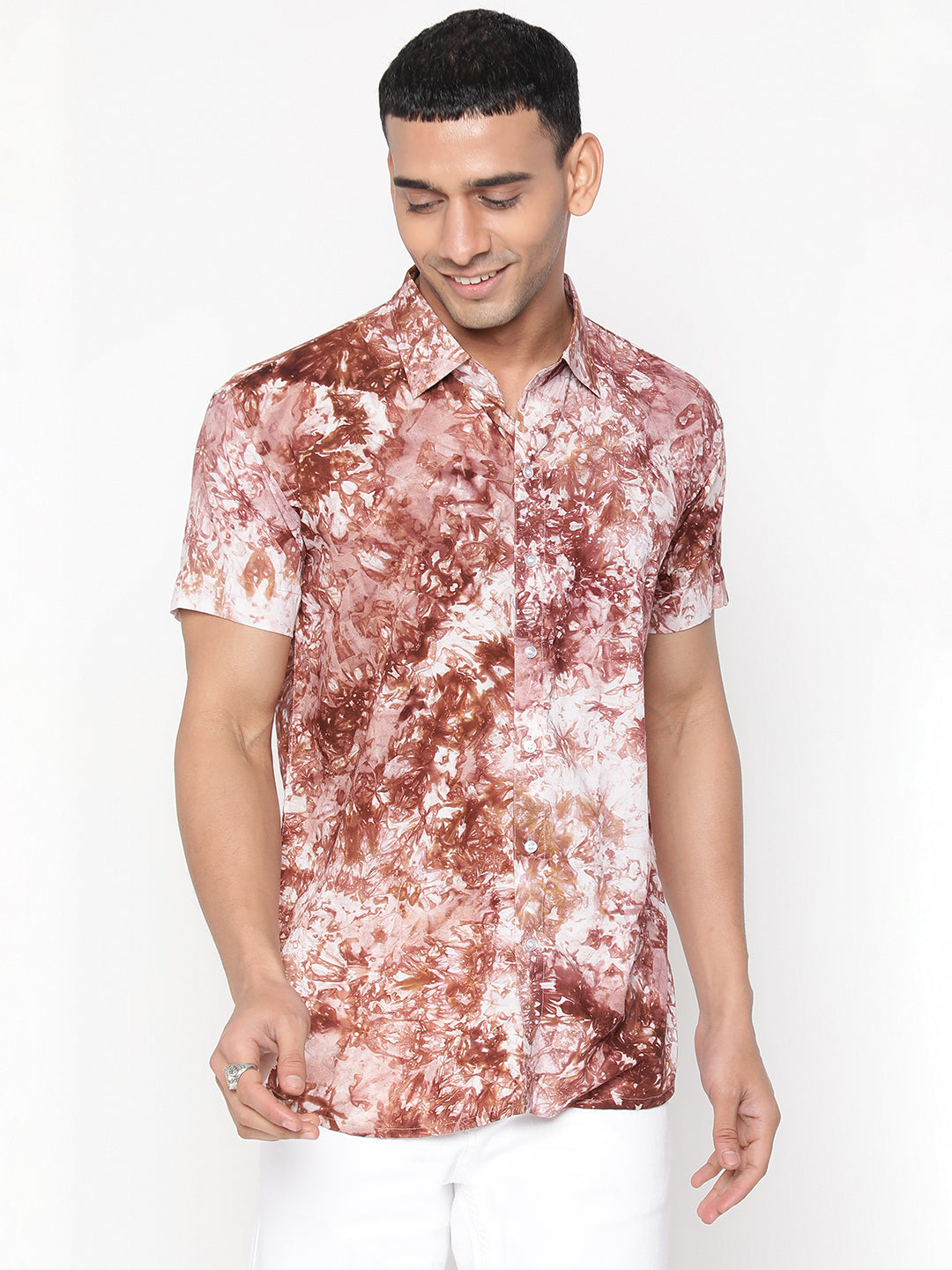 Sustainable Modal Tie Dye Slim Fit Unisex Shirt