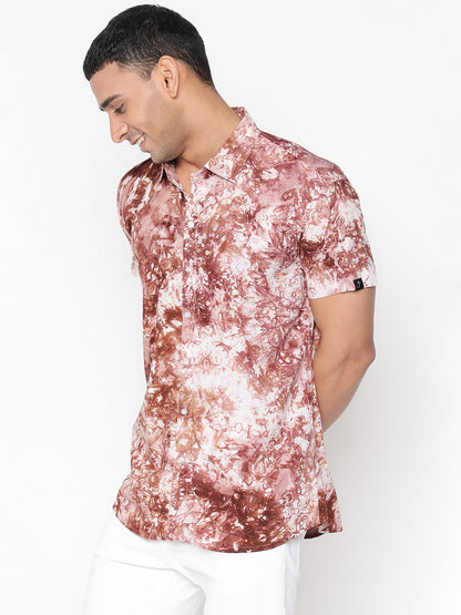 Sustainable Modal Tie Dye Slim Fit Unisex Shirt