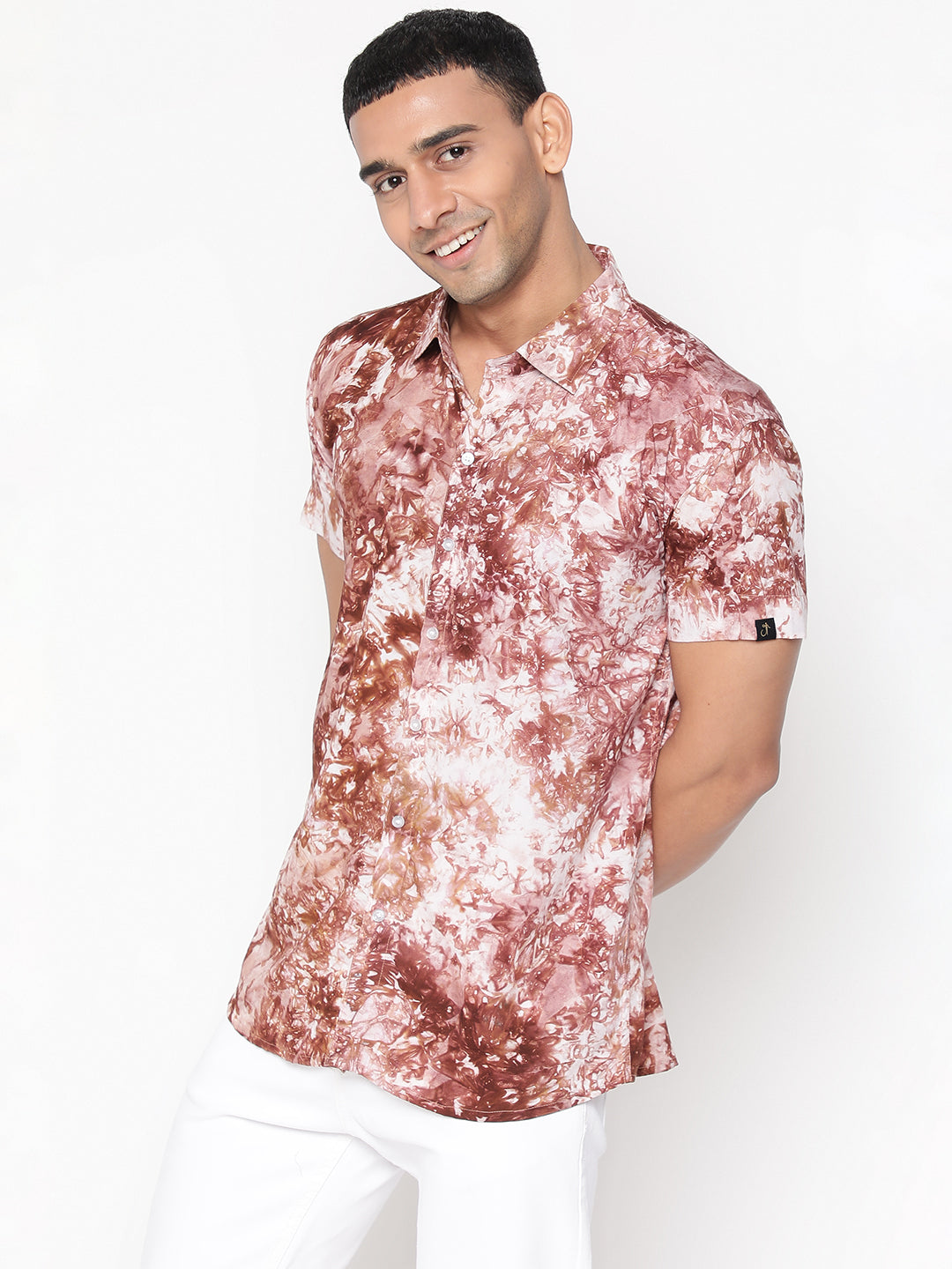 Sustainable Modal Tie Dye Slim Fit Unisex Shirt