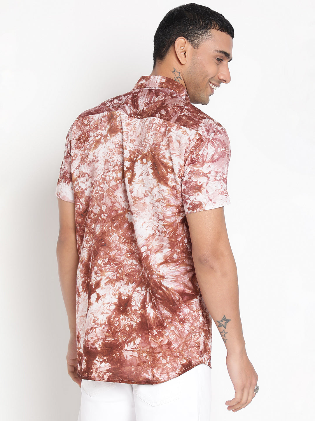 Sustainable Modal Tie Dye Slim Fit Unisex Shirt