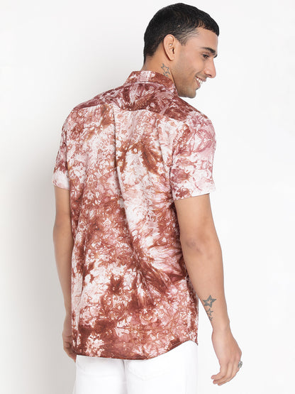 Sustainable Modal Tie Dye Slim Fit Unisex Shirt