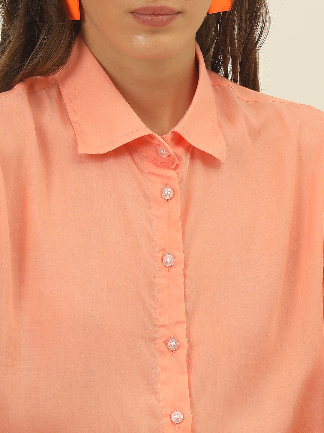 Softest Pastel Coloured Modal Women Crop Shirt