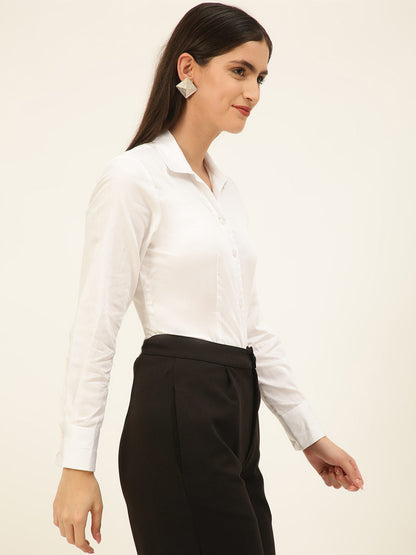 Finest Egyptian Giza Satin Women Formal Shirt